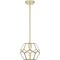 Quoizel Kinslee 1-Light Polished Brass Mini Pendant QPP5593B - alternate 2